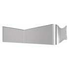 13 x10   Drop Sun Visor Stainlesssteel For Peterbilt 377 378 379 335 386 388 389