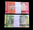 200 Gambia Banknotes - 100 X 5   10 Dalasis - 2015 Paper Currency   P-31 32
