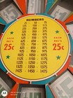  wheel Of Luck  5 Cent Vintage Punch Board
