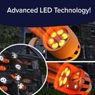 Star Shower Slide Show Halloween W Remote  Projector  Includes 6 Spooky Slides
