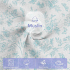 Rayon Made From Bamboo Baby Lounger Cover Compatible With Snuggle Me Blue Flower