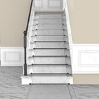10 Pack Stair Rods For Carpet Runner 28  Black Metal Rails W  Spherical Finials