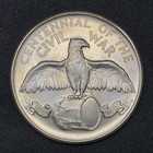 1965 Ft  Sumter Centennial Silver So-called Half Dollar 50c - Heraldic Art Medal