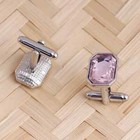 Fashion Men Cufflinks 1 Pair Of Shirt Suit Cuff Links Jewelry Rhinestone Classic
