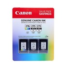 Canon Genuine Black Pg-275xl   Cl-276 Ink Cartridges Color Club Pack 4981c010aa