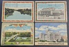    vintage Postcard Lot 1923-1955 Macon  Indy  Fredericksburg  Jacksonville