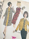 Vintage Mccall s Pattern 7392 Miss Size 10 Coat Jacket Dress Blouse Skirt New