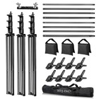 Photo Video Studio 20ft  wide  X 10ft  tall  Heavy Duty Adjustable Width   Le   