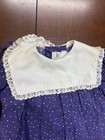 Vintage Little Star Kids Girls Dress Purple 100  Cottonsize 2t