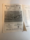 Chicago Bears Vs Green Bay Packers 1950 Vintage Nfl Program - Rare Find 