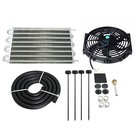  8 Row Tube And Fin Transmission Cooler High 8 Row Cooler W  10  Cooling Fan