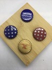 4 Pc Lot Micro-macro Brewery Bottle Caps Vintage   Vintage Inspired New 1032
