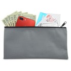 Zippered Money Pouch Bank Bag Security Deposit Assorted Colors 6 Pack Cash
