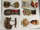 Lot Of 55 Vintage German Hiking Medals Pin Wanderung Volksmarch 70 s Military