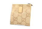 Gucci Gg Canvas Zip Pouch Beige Vintage Authentic Italy