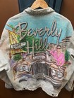 Tony Alamo Denim Jacket Beverly Hills  Rhinestone Large Authentic