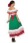 Brand New Mexican Fiesta Party Dress Adult Costume  xs s 
