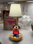 Vintage Walt Disney Children   s Mickey Mouse Table Lamp And Nightlight  Works 