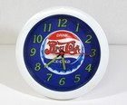 Pepsi Cola Advertising Wall Desk Quartz Clock With Easel Stand Wall Hook Working