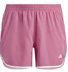 Adidas Women   s Marathon 20 3 Stripes Running Shorts Plus Size 1x Pink New