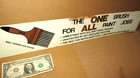 Paint Brush --- The One Brush For All Paint Jobs -- Old Vintage -- Long Tin Sign