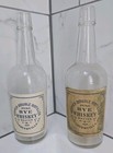 Weaver   Son Elizabethville Pa Glass Whiskey Bottle Fifth Set   2