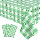St Patricks Day Tablecloth  3pack Shamrock Tablecloths 3 Pack St Patricks-green