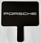 Porsche Cars Golf Tournament Black Shush Sign