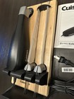 Cuisinart Cek-40 Electric Knife Set With Wood Block Stand New 