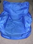 Big Joe Bean Bag Gaming Lounge Chair Dorm Blue Sapphire Smartmax W  Bean Refill