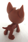 Littlest Pet Shop Authentic   589 Brown White Great Dane Blue Diamond Eyes  2007