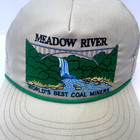 Vintage Coal Mining Hat Cap Snapback Rope Miner River West Virginia Wv Usa
