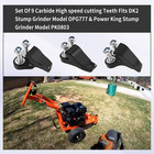 High Speed Cutting Teeth Fits Dk2 Stump Grinder Opg777   Fits Power King Pk0803