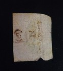 New Zealand 1864 Qv Chalon 1d Carmine Vermillion Imperf Watermark  nz  Rare