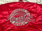 Vintage 90s Las Vegas Rebels Satin Bomber Jacket Xl Usa Made  the Game Brand 