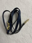 Detachable Blue Replacement Handbag Strap W  Gold Tone Swivel Clips Women   s