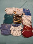 Little Buggies  Fitted Cloth Diapers Lot Of 9 One Size Fits Most