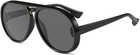 Fashion Sunglasses Designer Thick Frame Men Women Shades Yellow Lens Retro Style