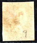 Penny Black 1840 Qv Stamp Gb Sg 2 1d Plate 9  rj  Used Black Mx Cat   625 Ored137