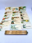 Victorian Calling Cards Lot Of 18 Floral Birds Hands Topham Barton Horsley D