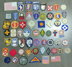 Genuine Us Army Military Patch Lot - Ww2  Korea  Vietnam - 60 Patches