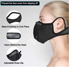 Workout Mask  Workout-sport  Multipurpose W valves Ventilated  Elevation Mask