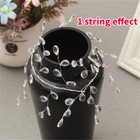 Acrylic Crystal Bead Flower Branch String Bridal Headdress Wedding Props Craft