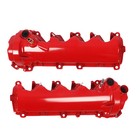 2pcs Red Valve Cover Set For 2004-2010 Ford F-150 Mustang 05-14 Expedition 5 4l