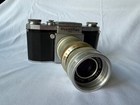 Vintage Praktiflex Fx 35mm Film Slr Camera W  Three Lenses