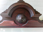 Antique Carved Eastlake Victorian Walnut Wood Pediment