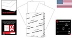 Opaque White Cardstock  120 Lb  150 Sheets - Ideal For Quality Printing