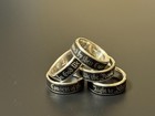 Custom Sterling Silver Band Ring With Embedded Text