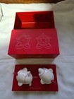 Virgin Atlantic Limited Edition 40th Birthday Porcelain Salt And Pepper Shakers