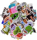  122 Pcs  Funny Meme Vinyl Stickers Pack  Vine For Multicolor 